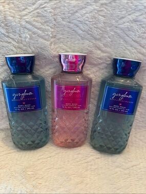 Trio of Gingham by Bath and Body Works Body Wash